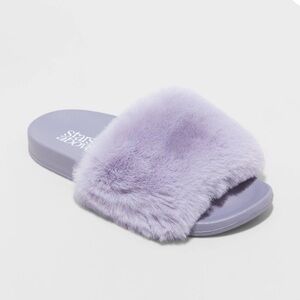 Stars Above Women's Annika Lavender Fur Slippers